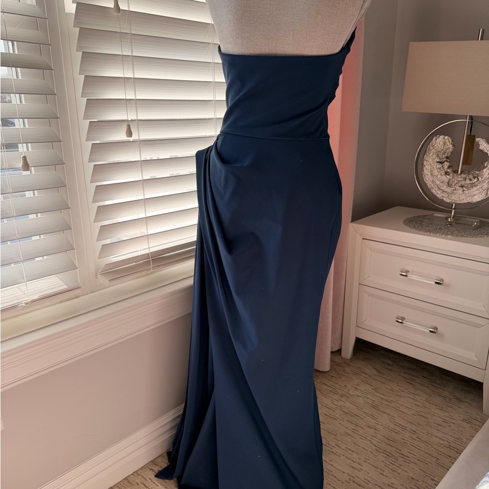Chiara Boni Navy Dress size 8 - Picture 5 of 9